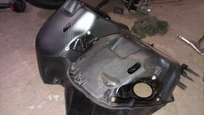 EVR Carbon Fiber Airbox and Ducts for the Ducati 749/999