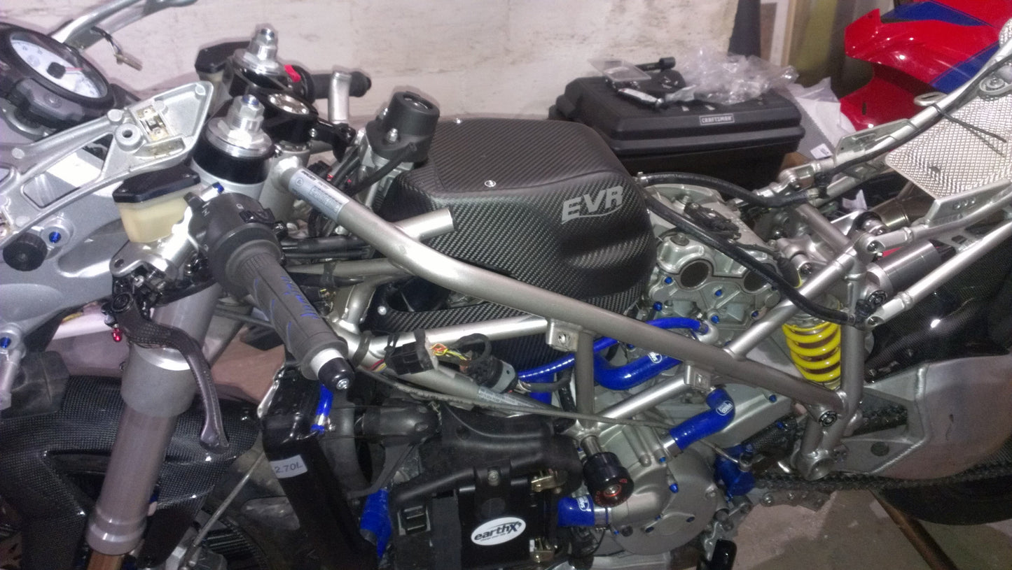 EVR Carbon Fiber Airbox and Ducts for the Ducati 749/999