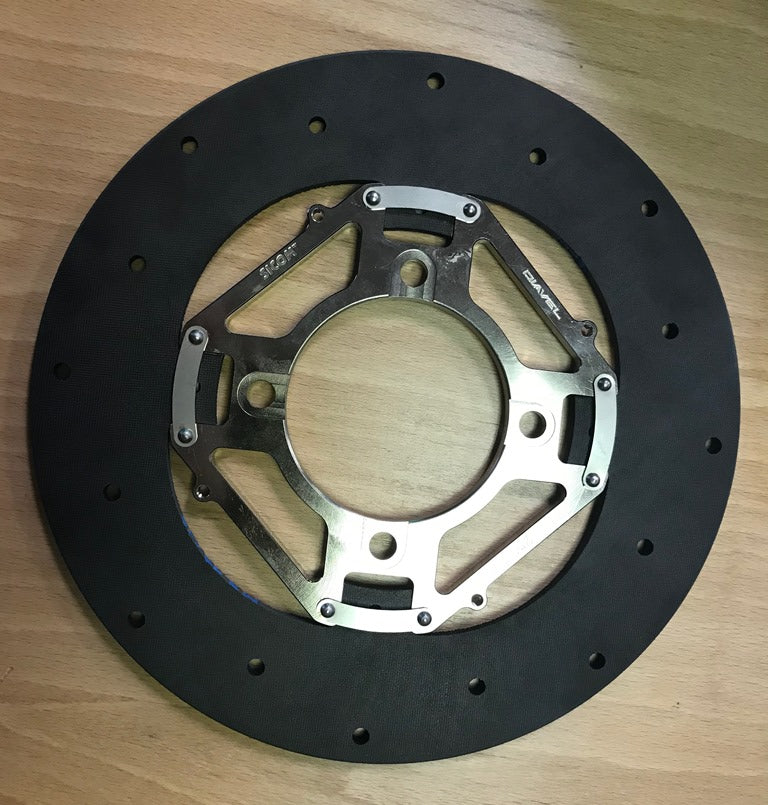 Sicom Dual Matrix Carbon Ceramic (DMC) Floating Rear Brake Rotor for the Ducati 998 / 996 / 916 and MH900e - 220mm X 6mm