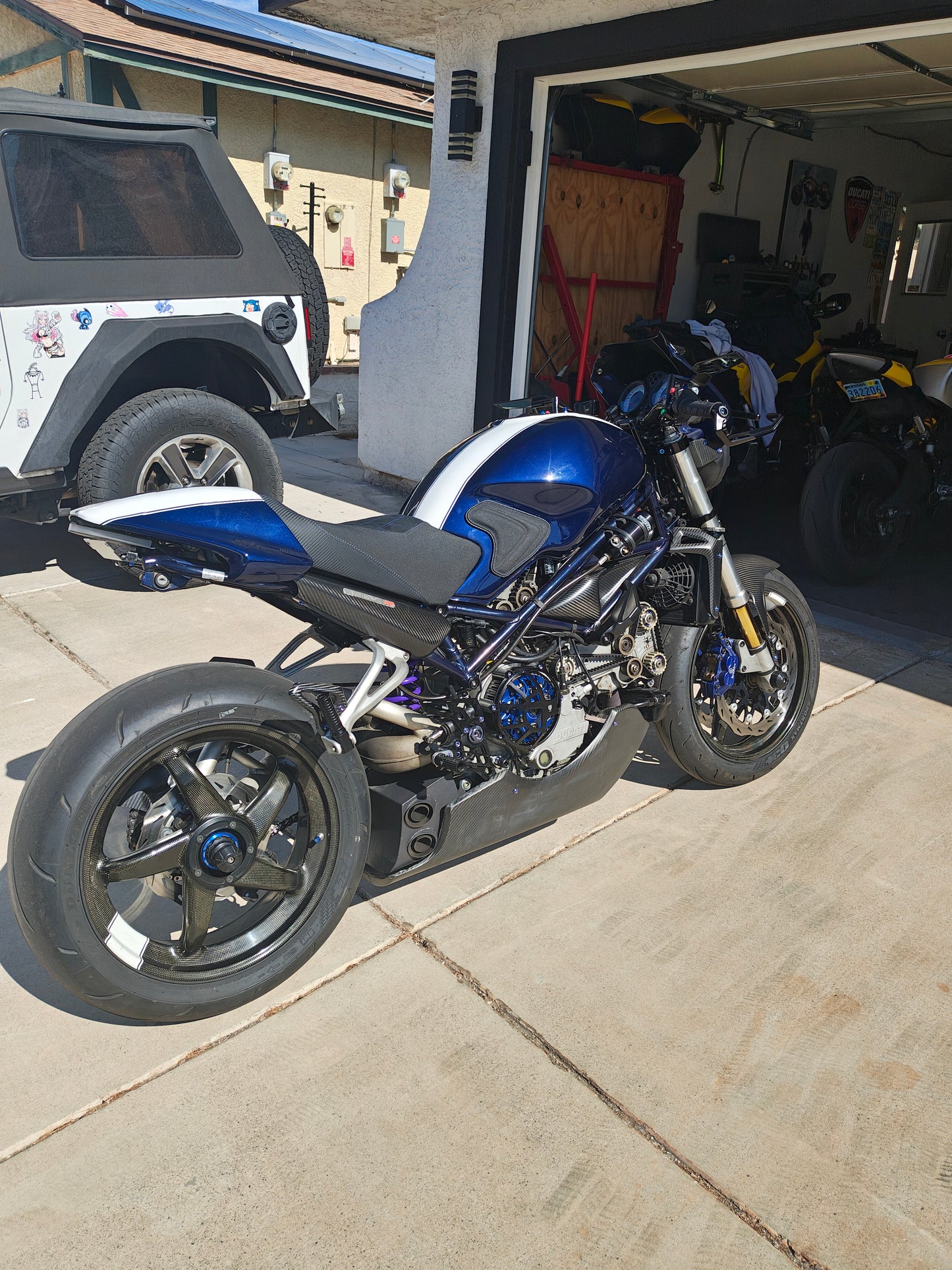 2004 Ducati Monster S4R RARE METALLIC BLUE and CARBON!! - 26K miles