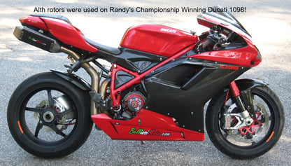 Alth 'Street' version Front Brake Rotor Pair for Bikes Without Traction Control / ABS