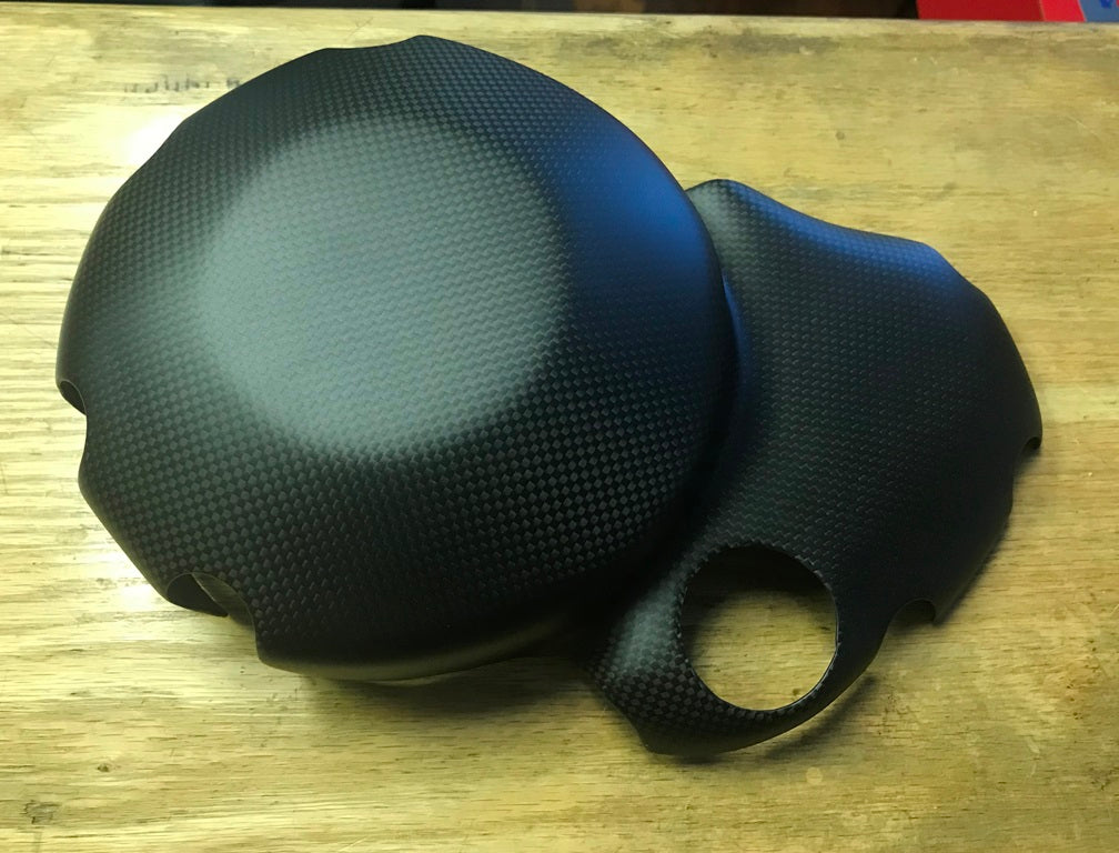 Carbon4us Carbon Fiber Wet Clutch Cover For Ducati Streetfighter 848, Multistrada 1200/1100, Monster 821/1200/1100evo/796/696, Hypermotard 796, and 848 / 848 Evo