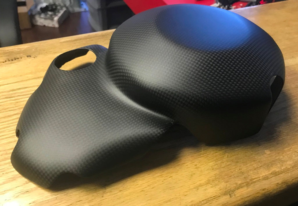 Carbon4us Carbon Fiber Wet Clutch Cover For Ducati Streetfighter 848, Multistrada 1200/1100, Monster 821/1200/1100evo/796/696, Hypermotard 796, and 848 / 848 Evo
