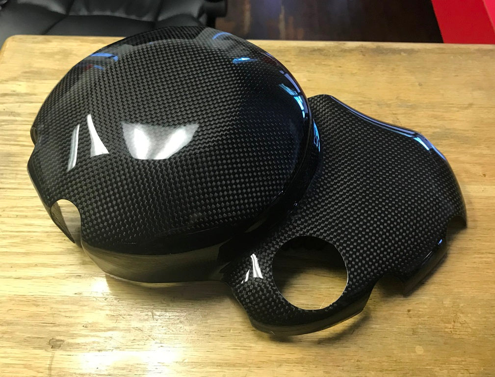 Carbon4us Carbon Fiber Wet Clutch Cover For Ducati Streetfighter 848, Multistrada 1200/1100, Monster 821/1200/1100evo/796/696, Hypermotard 796, and 848 / 848 Evo