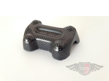 Carbon4us Carbon Fiber Handlebar Clamp Cover for Ducati Monster 696 / 796 / 1100