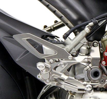 Motocorse Billet Aluminium Rearsets with Titanium Hardware for the Ducati Panigale 1299 / 1199 / 959 / 899 / V2