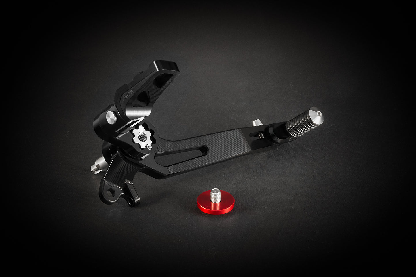 AEM FACTORY Billet rearset kit 'Adventure' for Ducati Hypermotard 821/939
