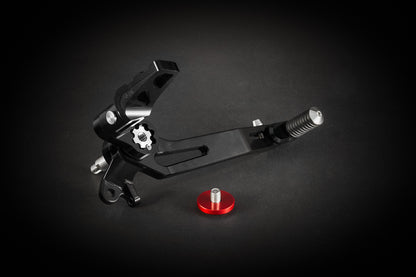 AEM FACTORY Billet rearset kit 'Adventure' for Ducati Hypermotard 821/939