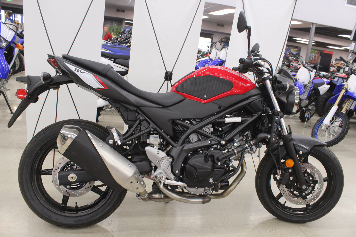 TechSpec Tank Grip Pads for the Suzuki SV650 (2016+)  - Full Tank pad kit