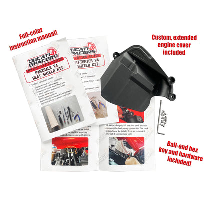 Ducati Spacers Heat Shield Kit for Ducati Panigale V4 and Streetfighter V4