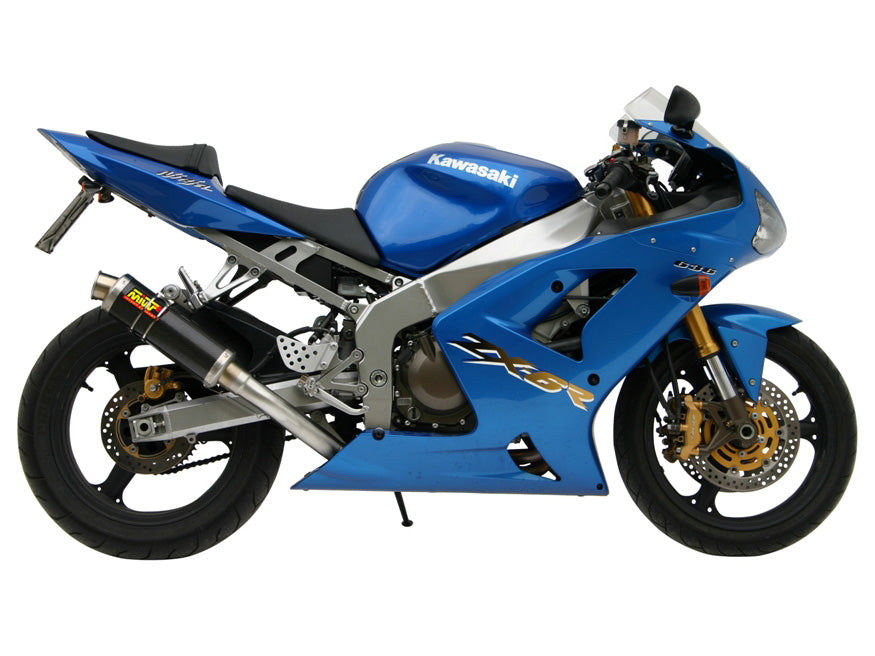 MIVV Slip-on, GP Carbon, Standard Exhaust For Kawasaki ZX-6RR / ZX-6R 636 2003-2004