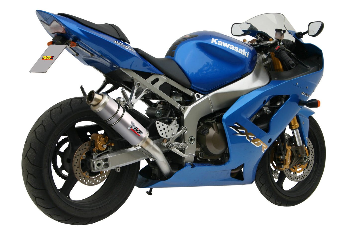 MIVV Slip-on, GP Titan, Standard Exhaust For Kawasaki ZX-6RR / ZX-6R 636 2003-2004