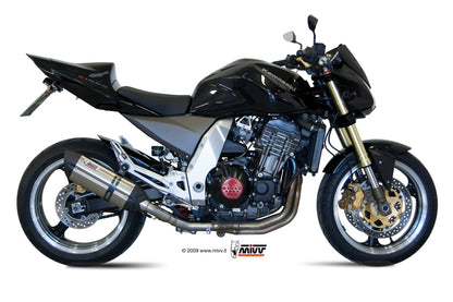 MIVV 2 Slip-on, Suono Stainless Steel, Standard Exhaust For Kawasaki Z1000 2003-2006