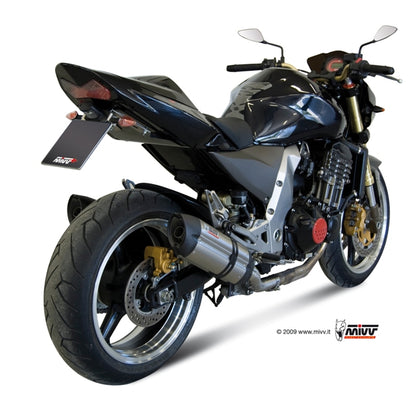 MIVV 2 Slip-on, Suono Stainless Steel, Standard Exhaust For Kawasaki Z1000 2003-2006