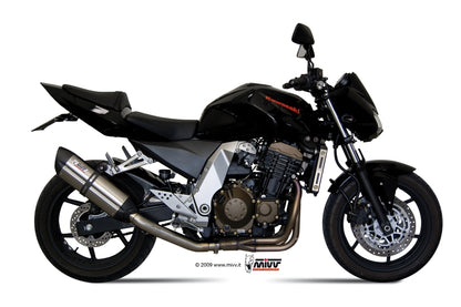 MIVV Slip-on, Suono Stainless Steel, Standard Exhaust For Kawasaki Z750 2004-2006