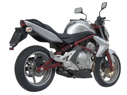 MIVV Slip-on, X-cone Black, Standard Exhaust For Kawasaki ER-6N / F 2005-2011