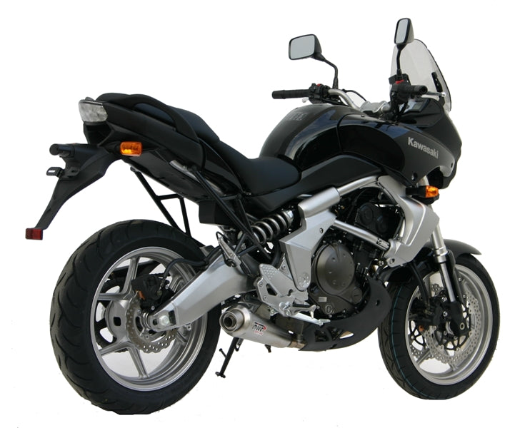 MIVV Slip-on, X-cone Stainless Steel, Standard Exhaust For Kawasaki ER-6N / F 05-11, Versys 650 06-14