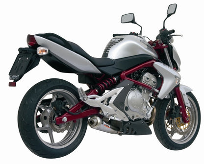 MIVV Slip-on, X-cone Stainless Steel, Standard Exhaust For Kawasaki ER-6N / F 05-11, Versys 650 06-14