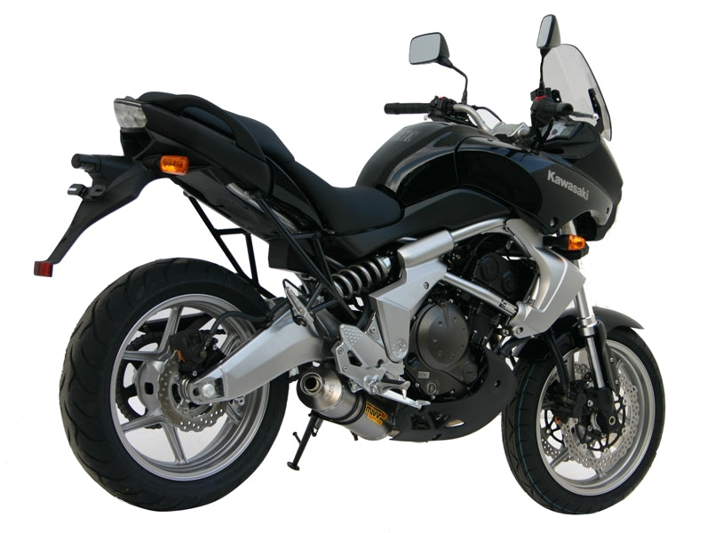 MIVV Slip-on, Oval Carbon, Standard Exhaust For Kawasaki ER-6N / F 05-11, Versys 650 06-14