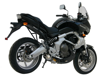 MIVV Slip-on, Oval Carbon, Standard Exhaust For Kawasaki ER-6N / F 05-11, Versys 650 06-14