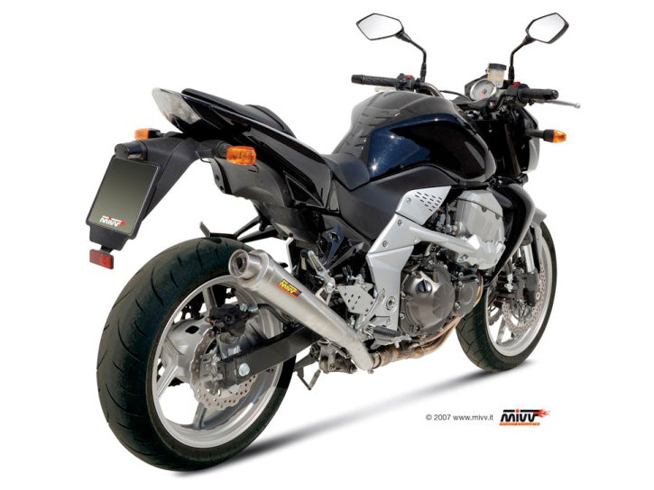 MIVV Slip-on, X-cone Stainless Steel, Standard Exhaust For Kawasaki Z750 2007-2014
