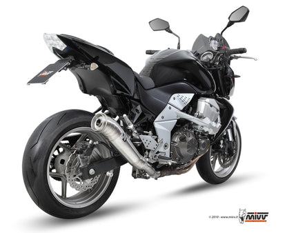 MIVV Slip-on, Ghibli Stainless Steel, Standard Exhaust For Kawasaki Z750 2007-2014