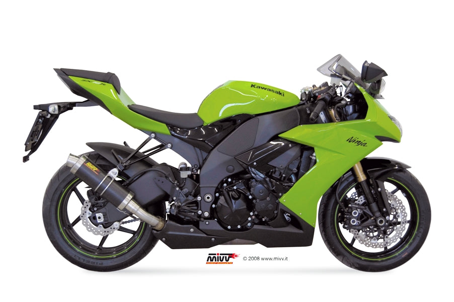 MIVV Slip-on, GP Carbon, Standard Exhaust For Kawasaki ZX-10 R 2008-2010