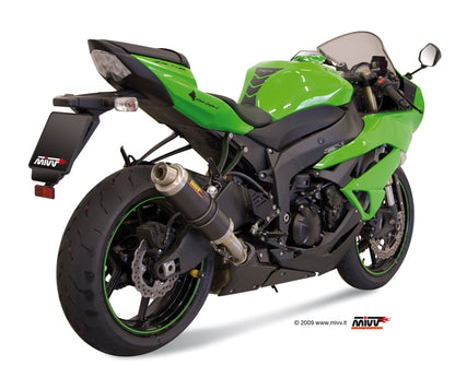 MIVV Slip-on, GP Carbon, Standard Exhaust For Kawasaki ZX-6R 09-16, ZX-6R 636 13-16