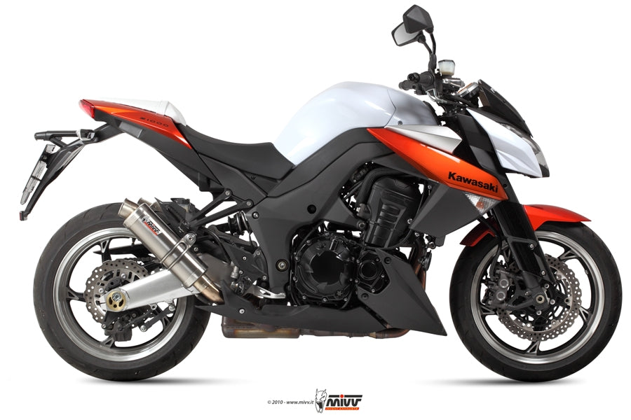 MIVV 2 Slip-on, GP Titan, Standard Exhaust For Kawasaki Z1000 2010-2013