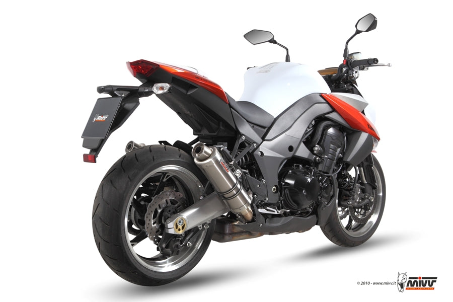 MIVV 2 Slip-on, GP Titan, Standard Exhaust For Kawasaki Z1000 2010-2013