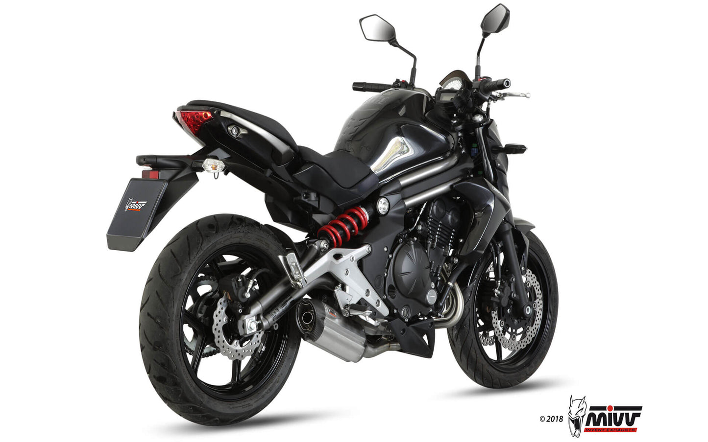 MIVV Full System 2x1, Suono Stainless Steel, Standard Exhaust For Kawasaki ER-6N / F 2012-2016