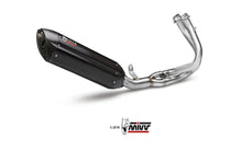 MIVV Full System 2x1, Suono Black, Standard Exhaust For Kawasaki ER-6N / F 2012-2016