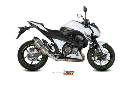 MIVV Slip-on, Speed Edge Stainless Steel, Standard Exhaust For Kawasaki Z800 2013-2016