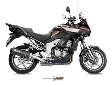 MIVV Slip-on, Oval Carbon, Standard Exhaust For Kawasaki Versys 1000 2012-2014