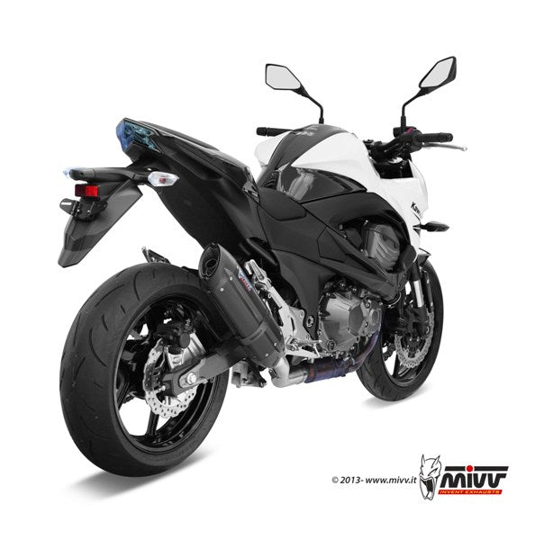 MIVV Slip-on, Suono Black, Standard Exhaust For Kawasaki Z800 E 2013-2016