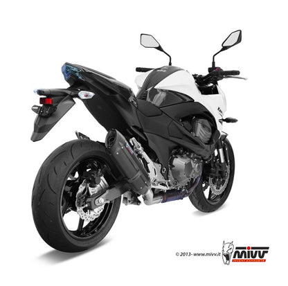 MIVV Slip-on, Suono Black, Standard Exhaust For Kawasaki Z800 E 2013-2016
