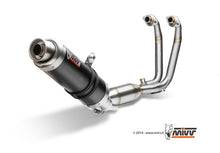 MIVV Full System 2x1, GP Black, Standard Exhaust For Kawasaki Ninja 300 2013-2016
