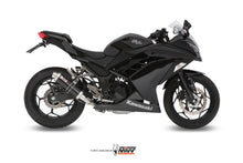 MIVV Full System 2x1, GP Black, Standard Exhaust For Kawasaki Ninja 300 2013-2016