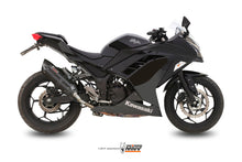 MIVV Slip-on, Suono Black, Standard Exhaust For Kawasaki Ninja 300 13-16, Z300 15-16