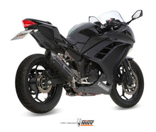 MIVV Slip-on, Suono Black, Standard Exhaust For Kawasaki Ninja 300 13-16, Z300 15-16