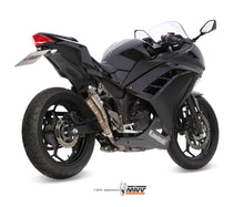 MIVV Slip-on, Double Gun Full Titanium, Standard Exhaust For Kawasaki Ninja 300 13-16, Z300 15-16