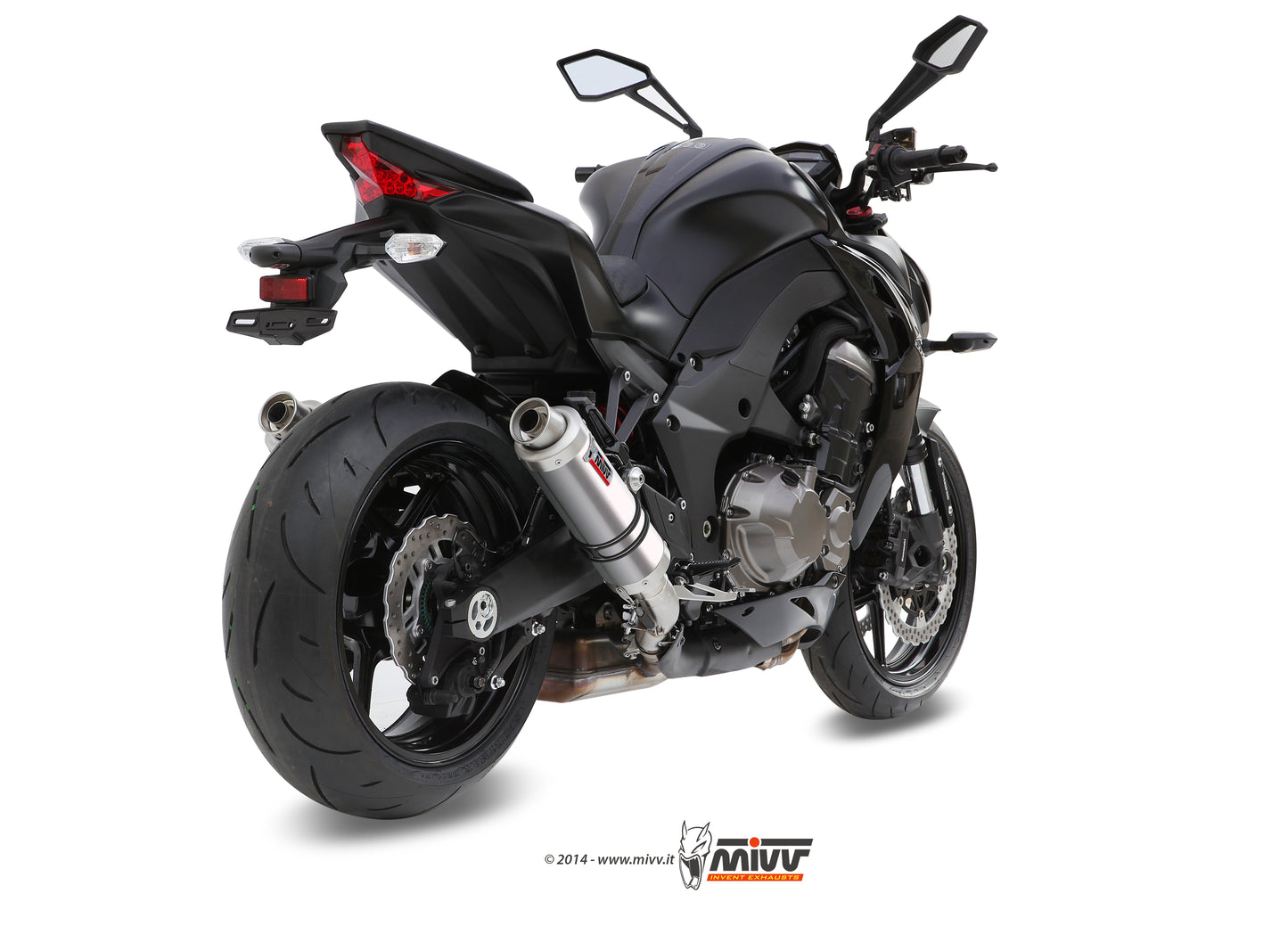 MIVV 2 Slip-on, GP Titan, Standard Exhaust For Kawasaki Z1000 / Z1000 R Edition 2014-2020