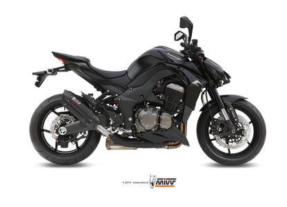 MIVV 2 Slip-on, Suono Black, Standard Exhaust For Kawasaki Z1000 / Z1000 R Edition 2014-2020
