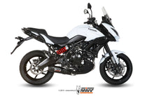 MIVV Full System 2x1, Oval Carbon, Standard Exhaust For Kawasaki Versys 650 2015-2022