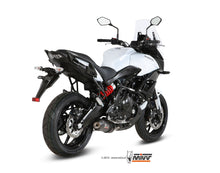 MIVV Full System 2x1, Oval Carbon, Standard Exhaust For Kawasaki Versys 650 2015-2022