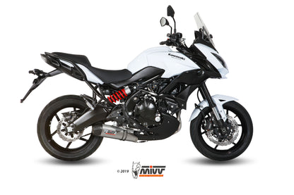 MIVV Full System 2x1, Oval Titan, Standard Exhaust For Kawasaki Versys 650 2015-2022