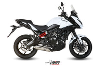 MIVV Full System 2x1, Oval Stainless Steel, Standard Exhaust For Kawasaki Versys 650 2015-2022