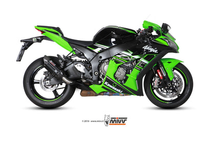 MIVV Slip-on, Suono Black, Standard Exhaust For Kawasaki ZX-10 R / RR 2016-2022