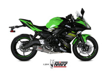 MIVV Full System 2x1, Oval Titan, Standard Exhaust For Kawasaki Ninja 650 / Z650 2017-2022
