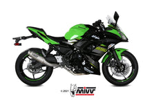 MIVV Full System 2x1, GPpro Titan, Alto/High up Exhaust For Kawasaki Ninja 650 / Z650 2017-2022